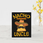 Nacho Gemiddelde Oom Cinco De Mayo Sombrero Mexica Kaart (Gele Bloem)