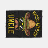 Nacho Gemiddelde Oom Grappig Cinco de Mayo Mexicaa Fleece Deken (Voorkant (Horizontaal))