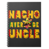Nacho Gemiddelde oom - Grappig oomgif Notitieboek (Voorkant)