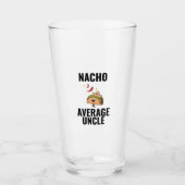 Nacho gemiddelde oom grappige tacos Mexicaans eten Glas (Voorkant)
