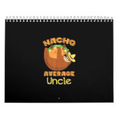 Nacho Gemiddelde Oom Nacho Dag Funny Taco Sloth Kalender (Hoes)