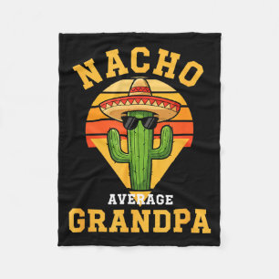 Nacho gemiddelde opa grappige cactus sombrero cinc fleece deken