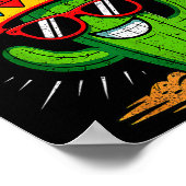 Nacho gemiddelde opa grappige cinco de mayo mexica poster (Hoek)