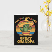 Nacho Gemiddelde Opa Matching Mexicaanse Cinco Kaart (Gele Bloem)