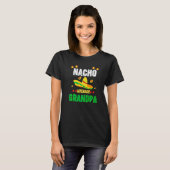 Nacho Gemiddelde Opa Mexicaanse Hoed Avocado Cin T-shirt (Voorkant volledig)