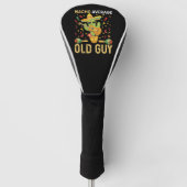 Nacho Gemiddelde Oude Guy Humor Gezegde Oud Man Golfheadcover (Voorkant)