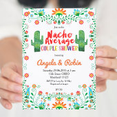 Nacho Gemiddelde paar douche uitnodiging