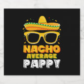 Nacho Gemiddelde Papa Familie Cinco De Mayo Bier Etiket (Enkel label)