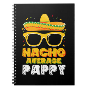 Nacho Gemiddelde Papa Familie Cinco De Mayo Notitieboek
