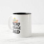 Nacho gemiddelde papa grappige mok cadeau (Voorkant links)