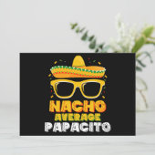 Nacho Gemiddelde Papacito Vader Familie Cinco De M Kaart (Staand voorkant)