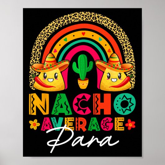 Nacho Gemiddelde Para Sombrero Pet Mexicaanse Fies Poster (Voorkant)