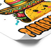 Nacho Gemiddelde Paraprofessional Cinco de Mayo Fu Poster (Hoek)