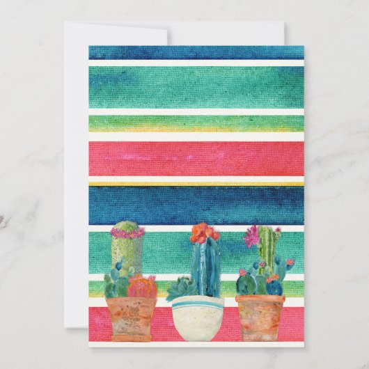 Nacho Gemiddelde paren schotelen Floral Desert Cac Kaart (Achterkant)