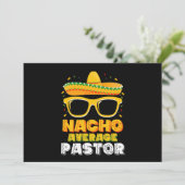 Nacho Gemiddelde Pastor Cinco de Mayo Kaart (Staand voorkant)