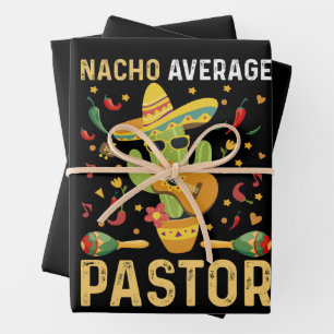 Nacho Gemiddelde Pastor Religieus Leider Cinco De Inpakpapier Vel