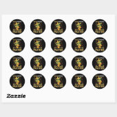 Nacho Gemiddelde Pastor Religieus Leider Cinco De Ronde Sticker (Vel)