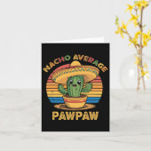 Nacho Gemiddelde Pawpaw Matching Mexicaanse Cinco  Kaart (Gele Bloem)
