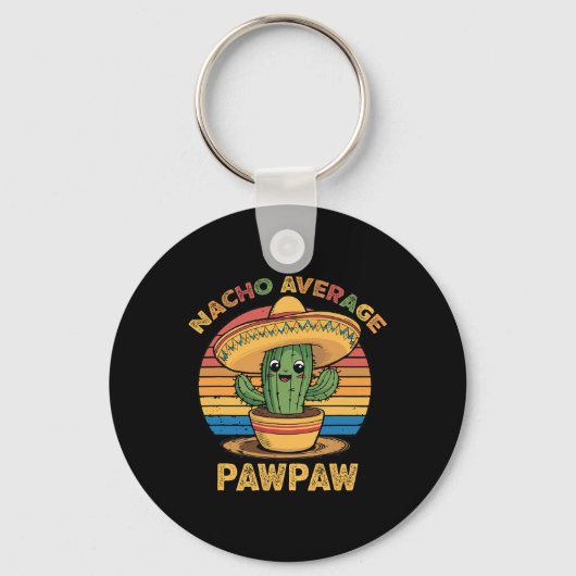 Nacho Gemiddelde Pawpaw Matching Mexicaanse Cinco Sleutelhanger (Voorkant)