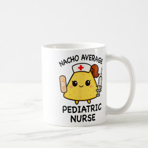 Nacho Gemiddelde Pediatric Nurse Funny Nursing Koffiemok