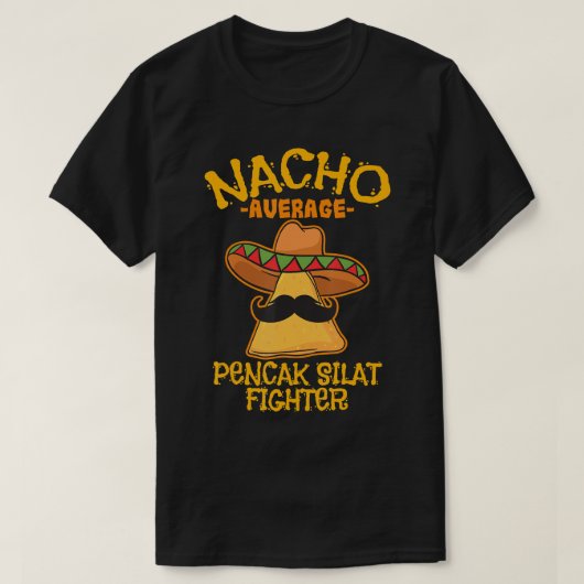 Nacho Gemiddelde Pencak Silat Fighter Cinco de May T-shirt (Design voorkant)