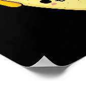 Nacho Gemiddelde Persoon Funny Food Pun Dark BG Poster (Hoek)