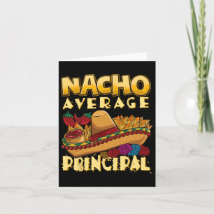 Nacho Gemiddelde Principal Tacos Mexicaanse Sombre Kaart