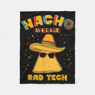 Nacho Gemiddelde radiologische radiologische techn Fleece Deken