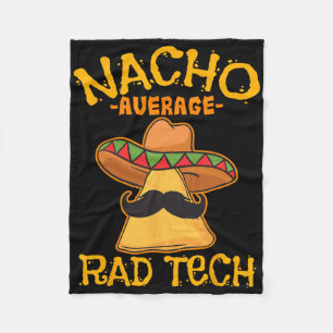 Nacho Gemiddelde radiologische radiologische techn Fleece Deken