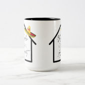 Nacho Gemiddelde Real Estate Agent Tweekleurige Koffiemok (Center)