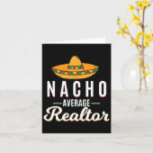 Nacho Gemiddelde Realtor Cinco de Mayo Mexican Fie Kaart (Gele Bloem)