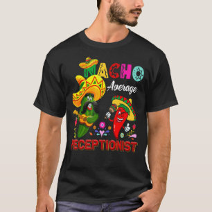 Nacho Gemiddelde receptionist Cactus Chili Sombrer T-shirt
