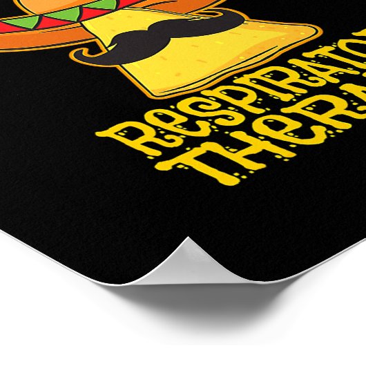 Nacho Gemiddelde respiratoire Therapie RT astma Poster (Hoek)