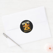 Nacho Gemiddelde Rick Gepersonaliseerde Naam Grapp Ronde Sticker (Envelop)