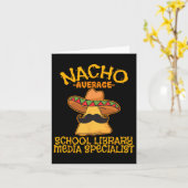 Nacho Gemiddelde School Bibliotheek Media Speciali Kaart (Gele Bloem)