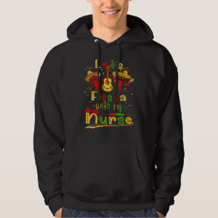 Nacho Gemiddelde school verpleegster Cinco de Mayo Hoodie