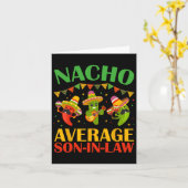 Nacho Gemiddelde schoonzoon Funny Cinco De Mayo Me Kaart (Gele Bloem)