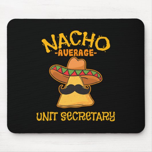 Nacho Gemiddelde Secretaris Mexicaanse Cinco de Ma Muismat (Voorkant)