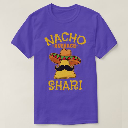 Nacho Gemiddelde Shari Gepersonaliseerde Naam Funn T-shirt (Design voorkant)