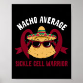 Nacho Gemiddelde Sikkelcel Strijder Grappig Cinco  Poster (Voorkant)