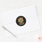 Nacho Gemiddelde Speciale Ed Leraar Mexicaanse Cin Ronde Sticker (Envelop)