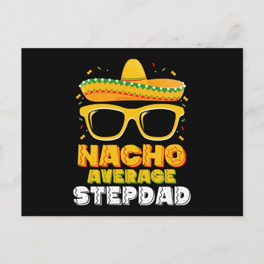 Nacho Gemiddelde stiefvader Cinco De Mayo Briefkaart (Voorkant)