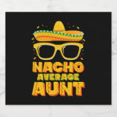 Nacho Gemiddelde Tante Cinco De Mayo Bijpassende F Bier Etiket (Enkel label)