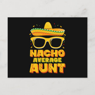 Nacho Gemiddelde Tante Cinco De Mayo Bijpassende F Briefkaart