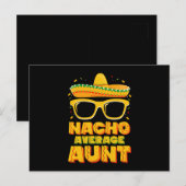 Nacho Gemiddelde Tante Cinco De Mayo Bijpassende F Briefkaart (Voorkant / Achterkant)