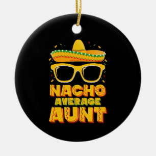 Nacho Gemiddelde Tante Cinco De Mayo Bijpassende F Keramisch Ornament