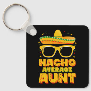 Nacho Gemiddelde Tante Cinco De Mayo Bijpassende F Sleutelhanger
