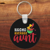 Nacho Gemiddelde tante Funny Mexican Food Pun Sleutelhanger (Voorkant)