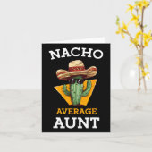 Nacho Gemiddelde Tante Mexicaanse Tante Grappige F Kaart (Gele Bloem)