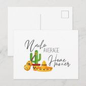 Nacho Gemiddelde thuiseigenaar Briefkaart (Voorkant / Achterkant)